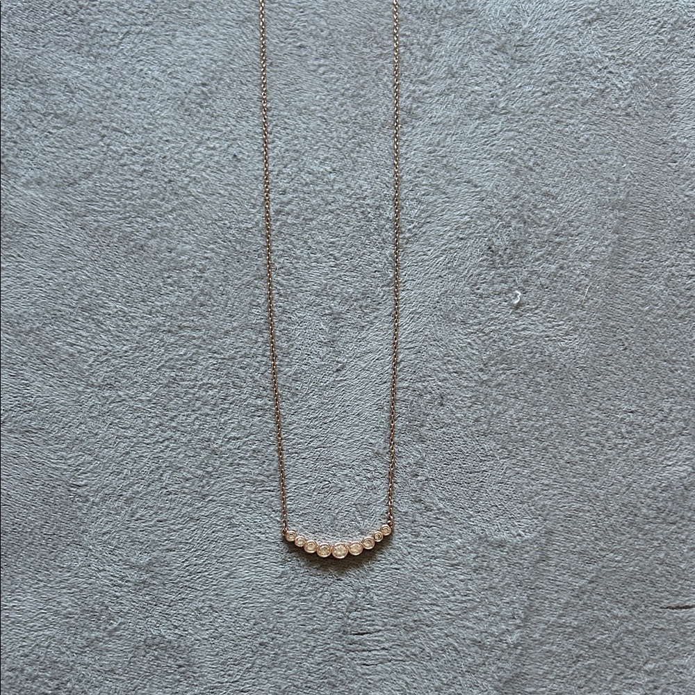Rose gold Kate spade necklace